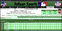 DeBear MLB Player Page